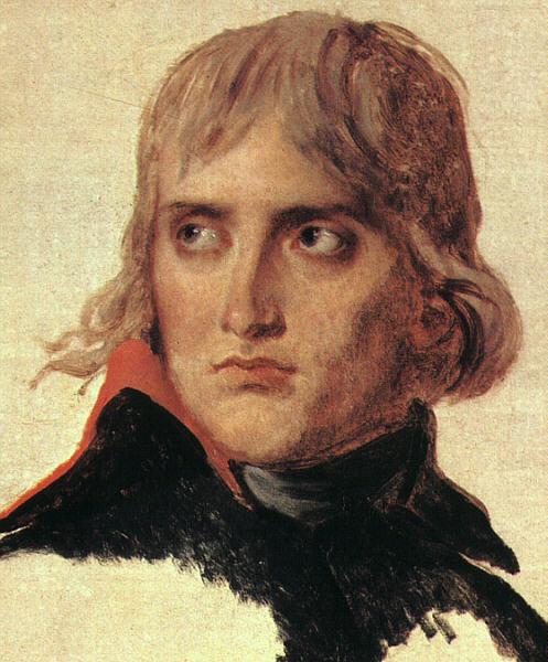 Jacques-Louis  David Bonaparte Unfinished oil painting image
